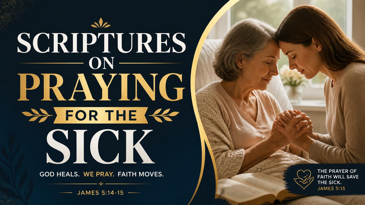 Scriptures on Praying for the Sick