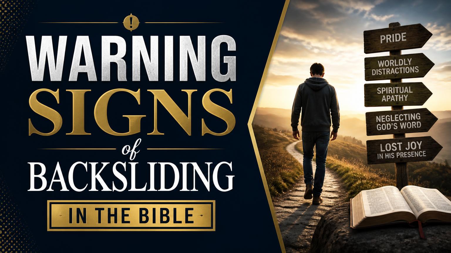 Signs of Backsliding in the Bible