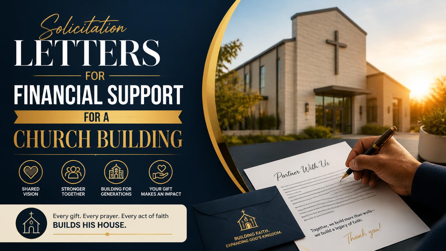 Solicitation Letter for Financial Support for Church Building