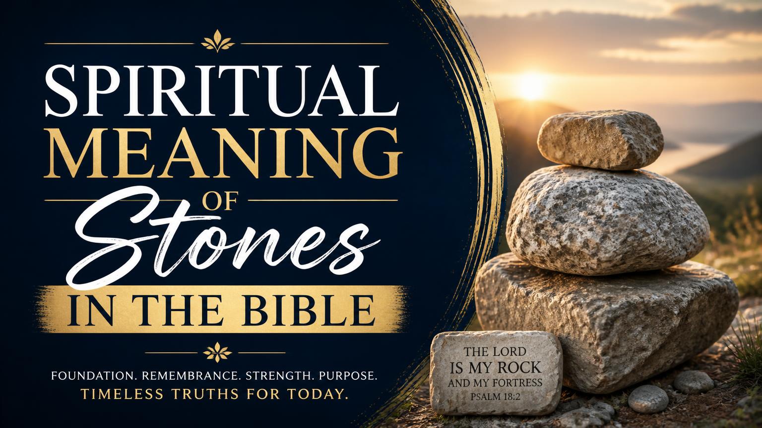 Spiritual Meaning of Stones in the Bible