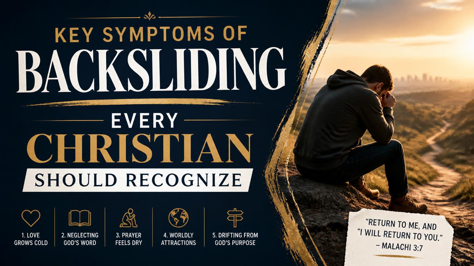 Symptoms of Backsliding