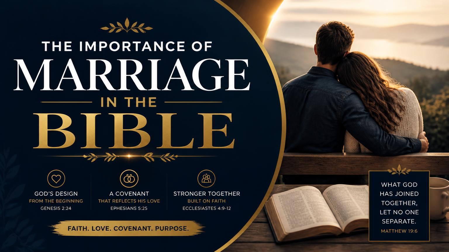 The Importance of Marriage in the Bible
