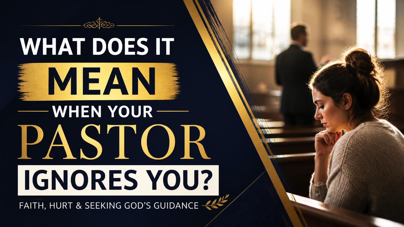 What Does It Mean When Your Pastor Ignores You