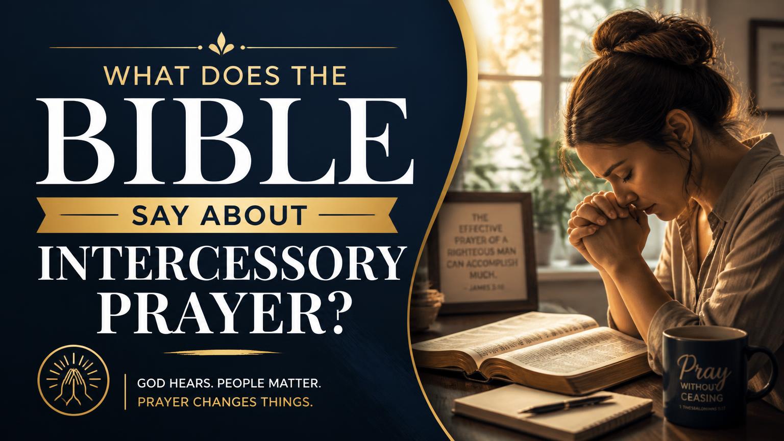 What Does the Bible Say About Intercessory Prayer