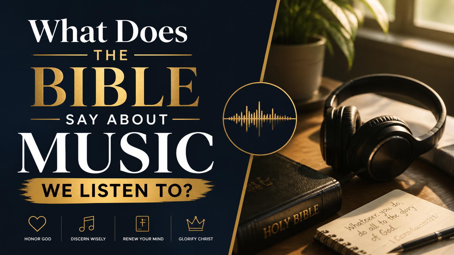 What Does the Bible Say About Music We Listen To