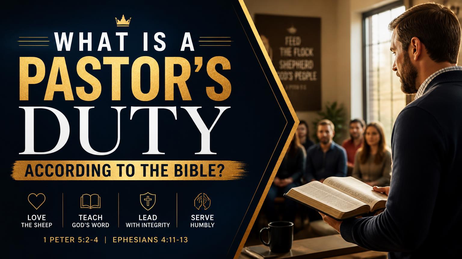 What Is a Pastor Duty According to the Bible