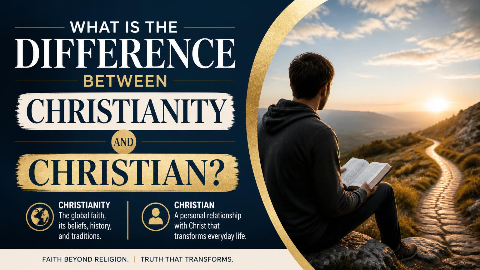 What Is the Difference Between Christianity and Christian