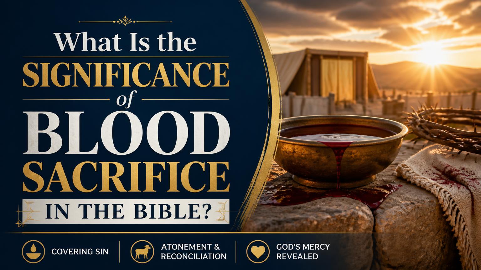 What Is the Significance of Blood Sacrifice in the Bible