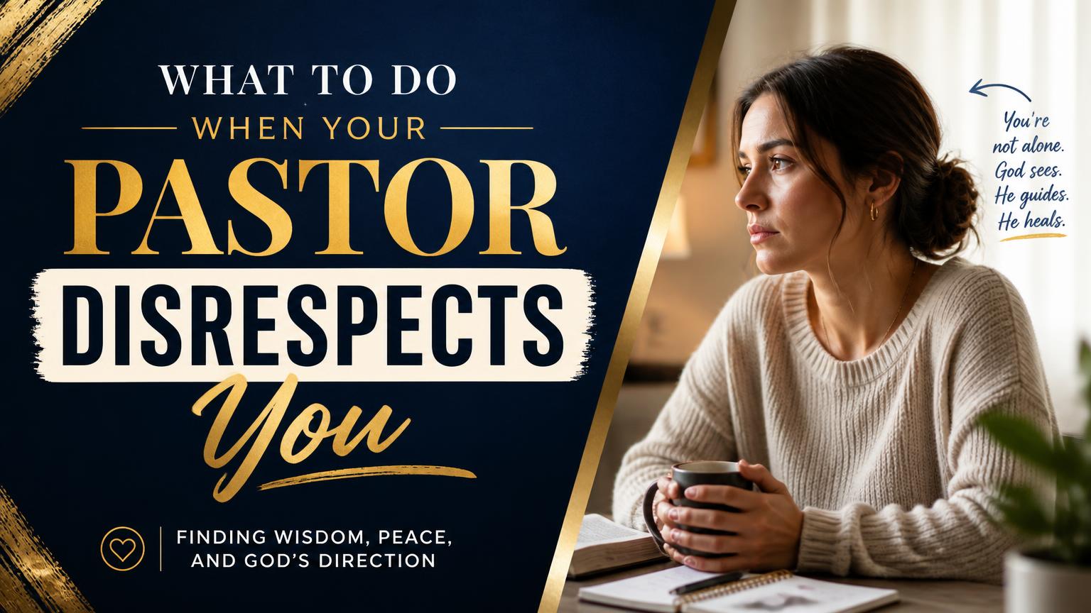 What to Do When Your Pastor Disrespects You