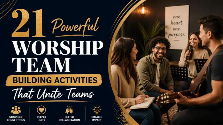 21 Powerful Worship Team Building Activities That Unite Teams