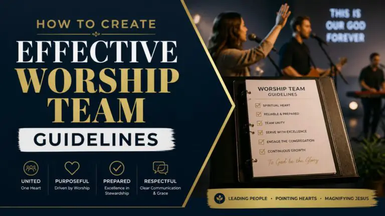 How to Create Effective Worship Team Guidelines