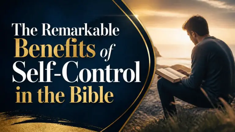 Benefits of Self Control in the Bible