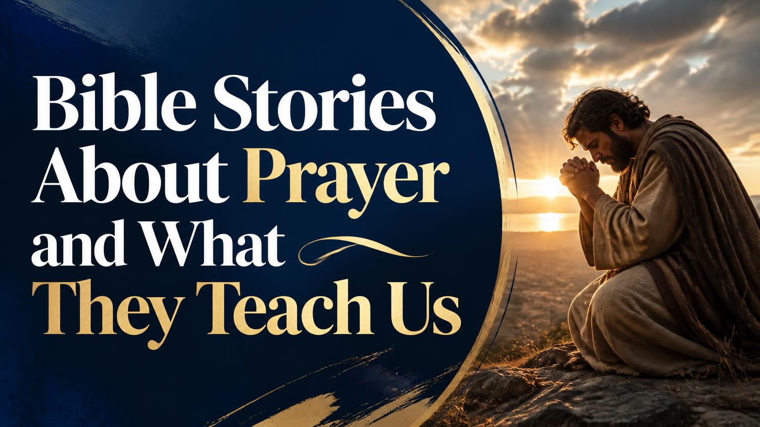 Bible Stories About Prayer