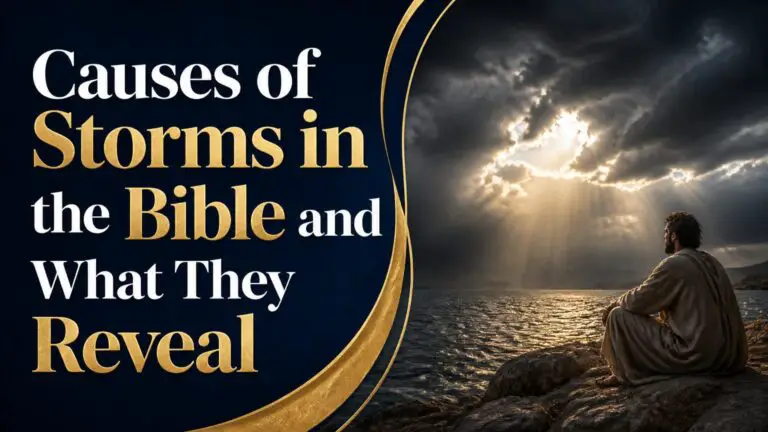 Causes of Storm in the Bible