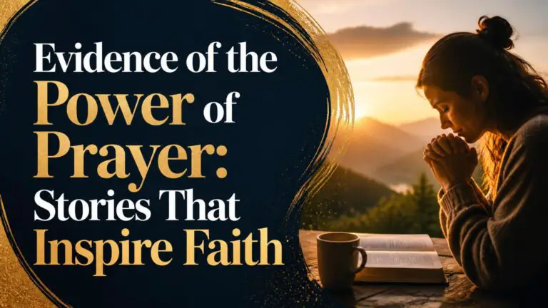 Evidence of the Power of Prayer