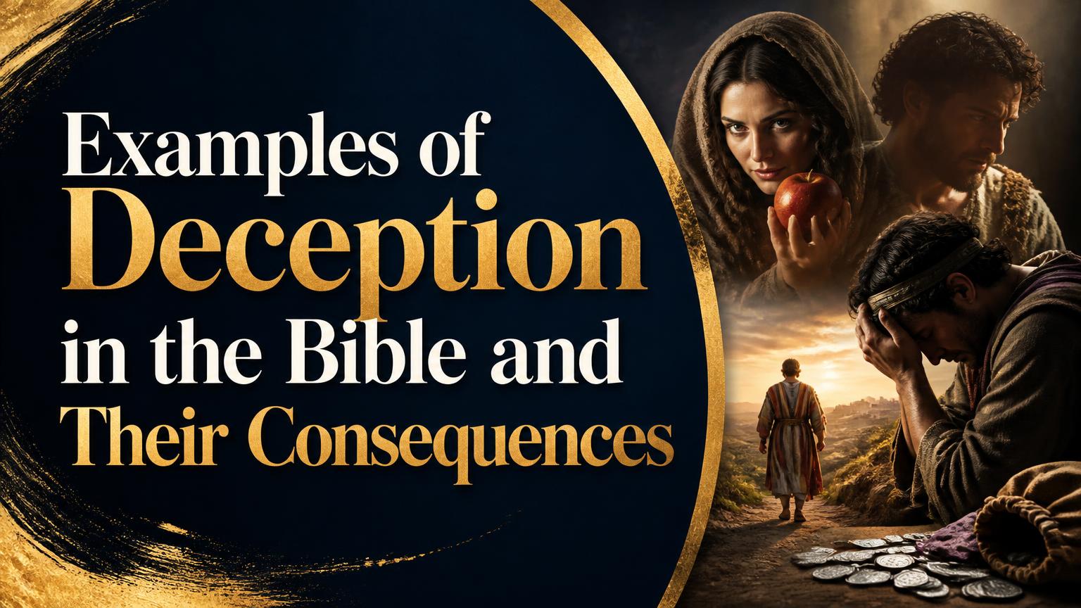Examples of Deception in the Bible and Their Consequences - THE WAY ...