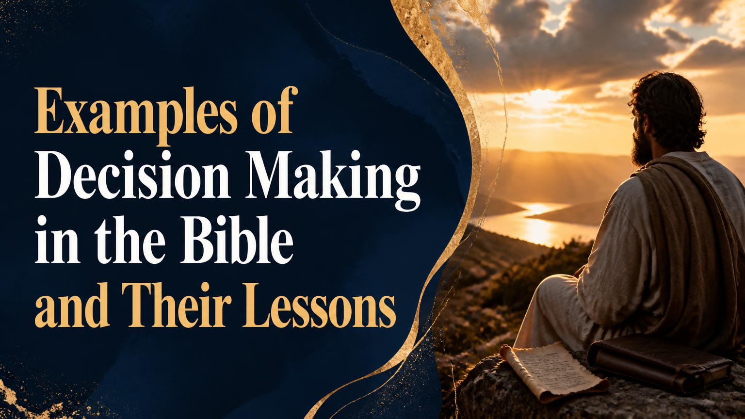 Examples of Decision Making in the Bible and Their Lessons - THE WAY ...