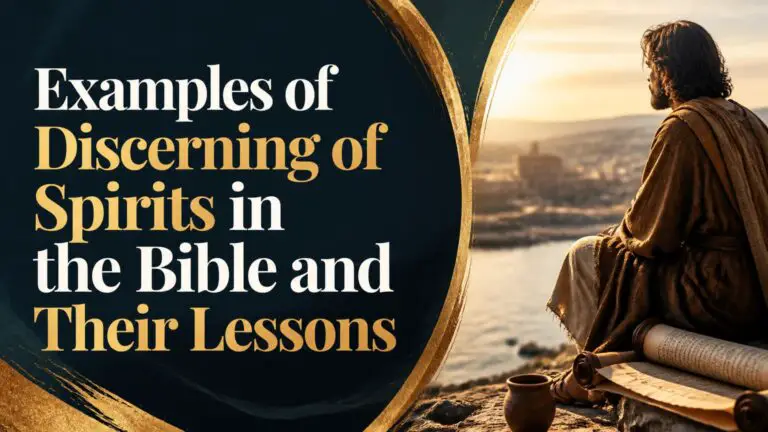 Examples of Discerning of Spirits in the Bible
