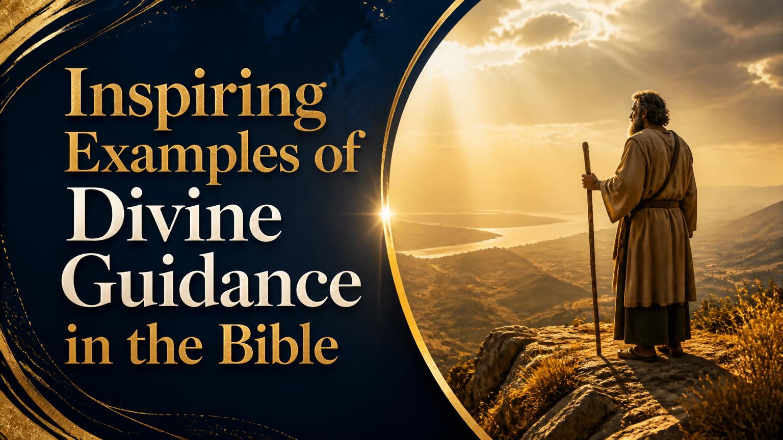 Inspiring Examples of Divine Guidance in the Bible - THE WAY WITH CHRIST