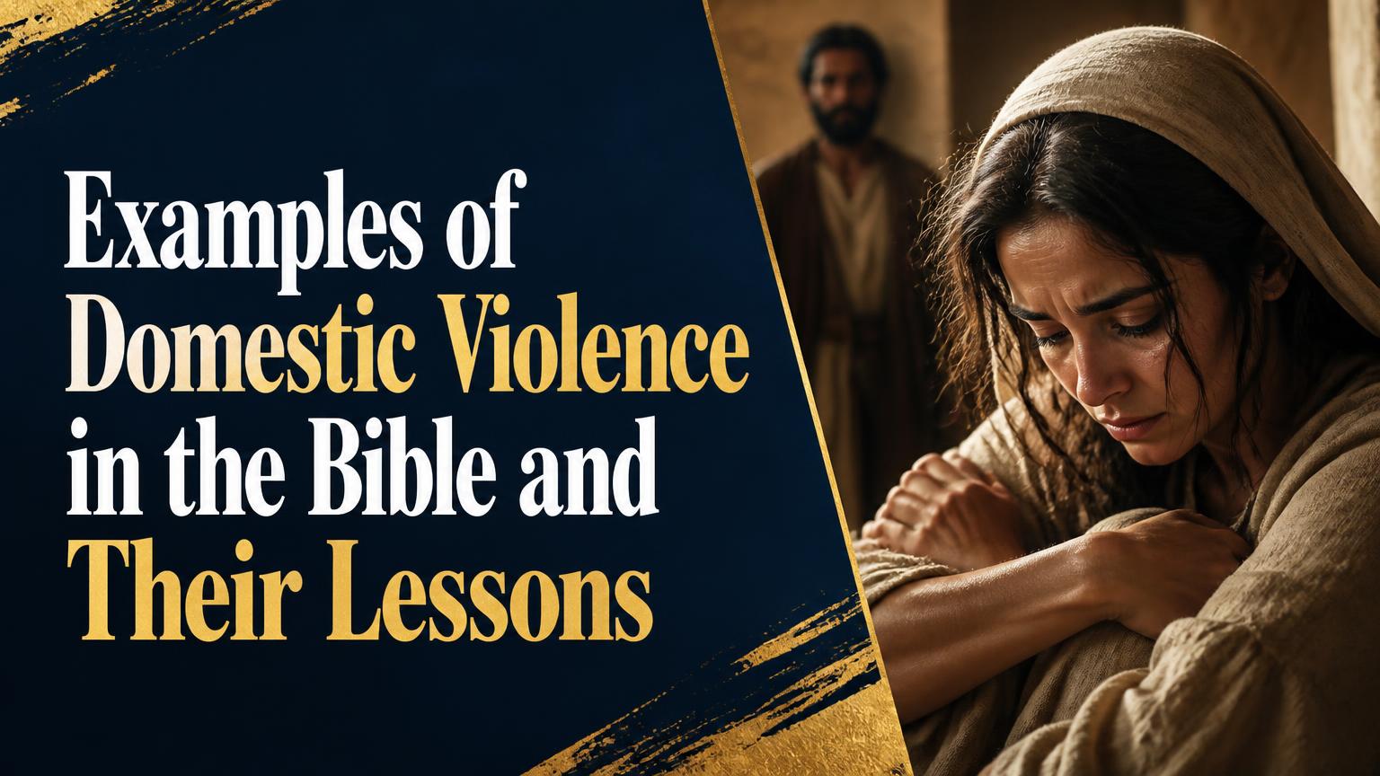 Examples of Domestic Violence in the Bible and Their Lessons - THE WAY ...