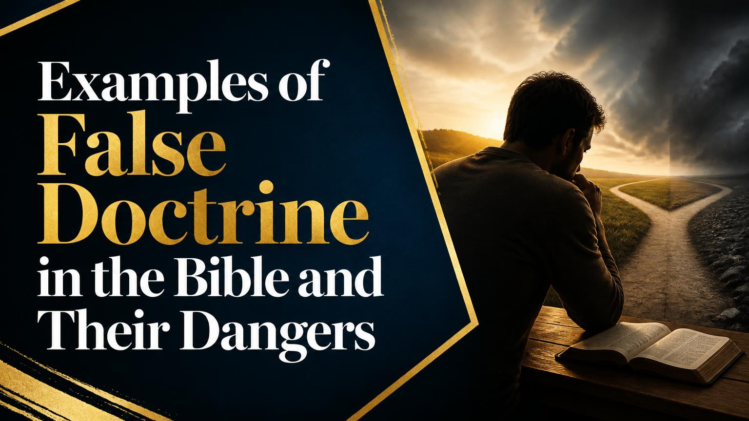 Examples of False Doctrine in the Bible and Their Dangers - THE WAY ...