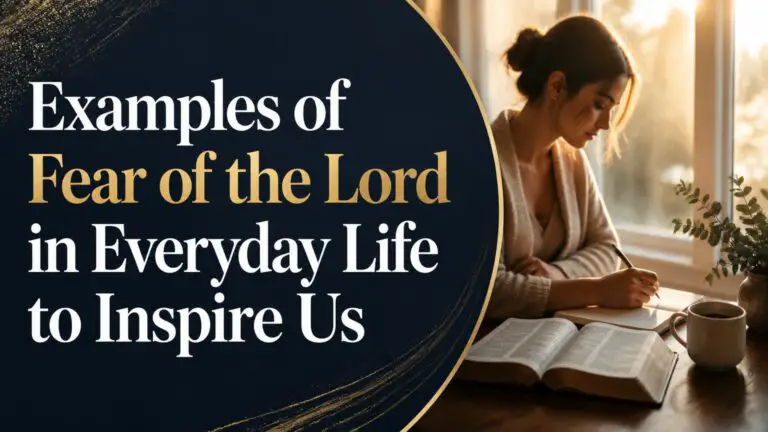 Examples of Fear of the Lord in Everyday Life