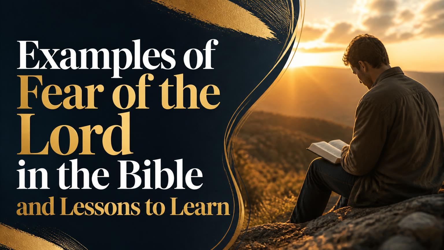 Examples of Fear of the Lord in the Bible