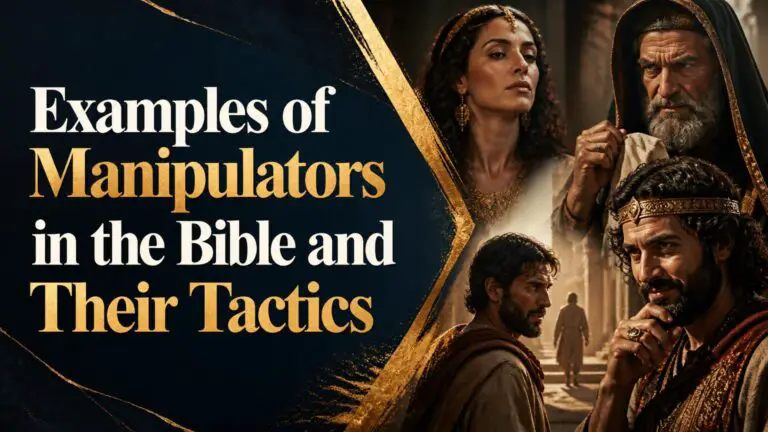 Examples of Manipulators in the Bible