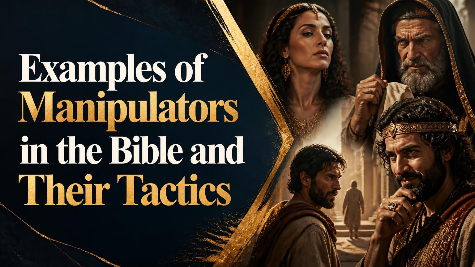 Examples of Manipulators in the Bible