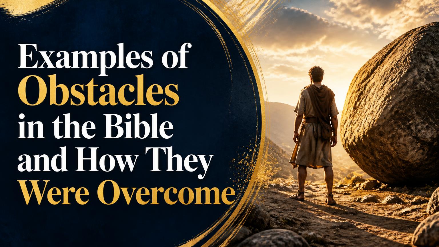Examples of Obstacles in the Bible