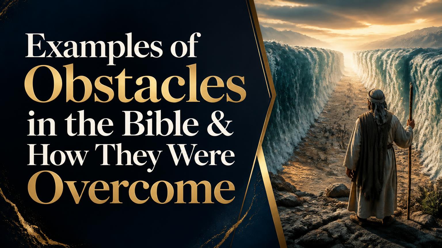 Examples Of Faith In God Examples of Obstacles in the Bible & How They Were Overcome - THE WAY ...