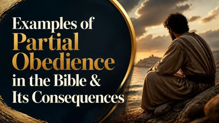 Examples of Partial Obedience in the Bible