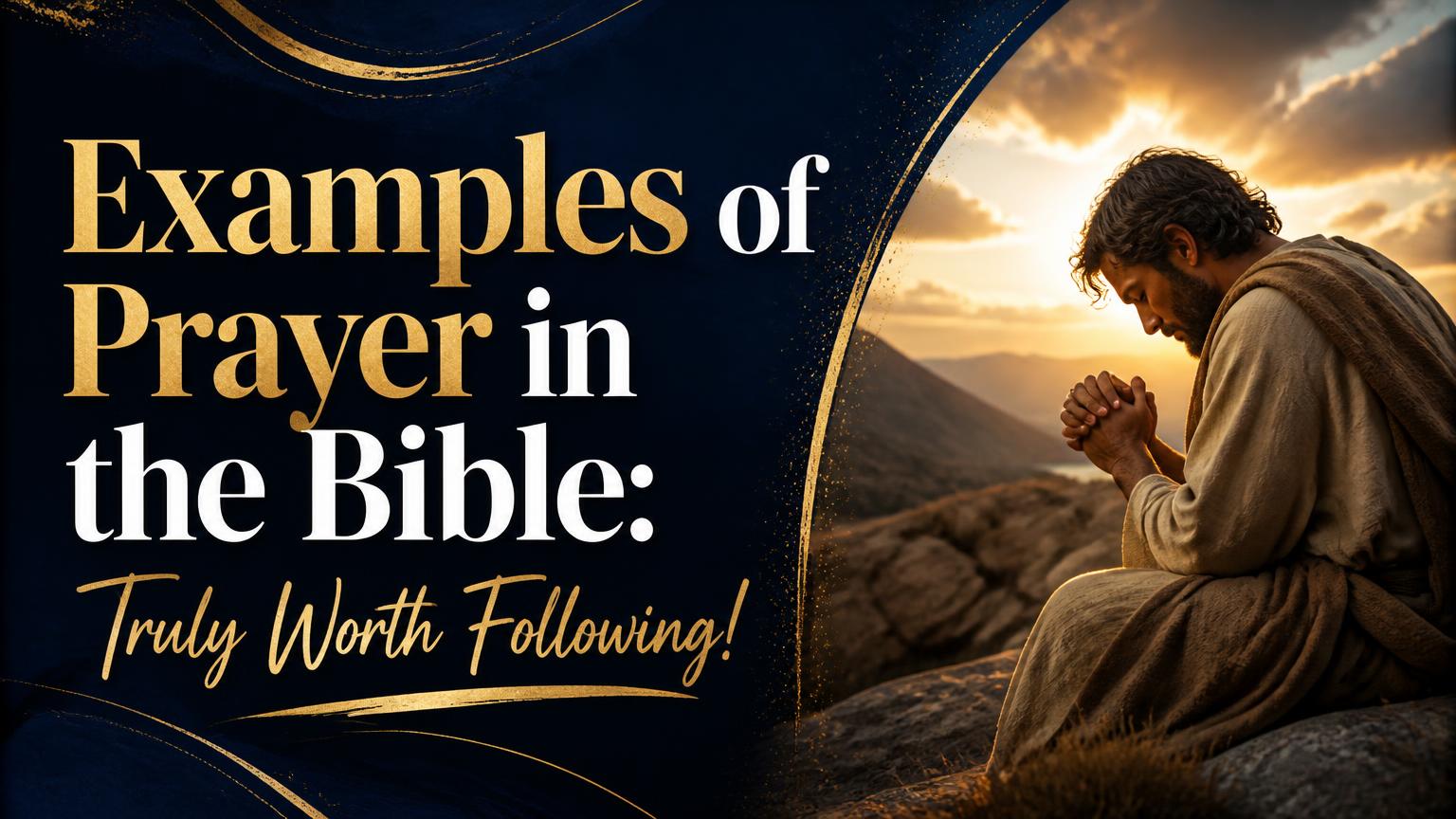 Examples of Prayer in the Bible