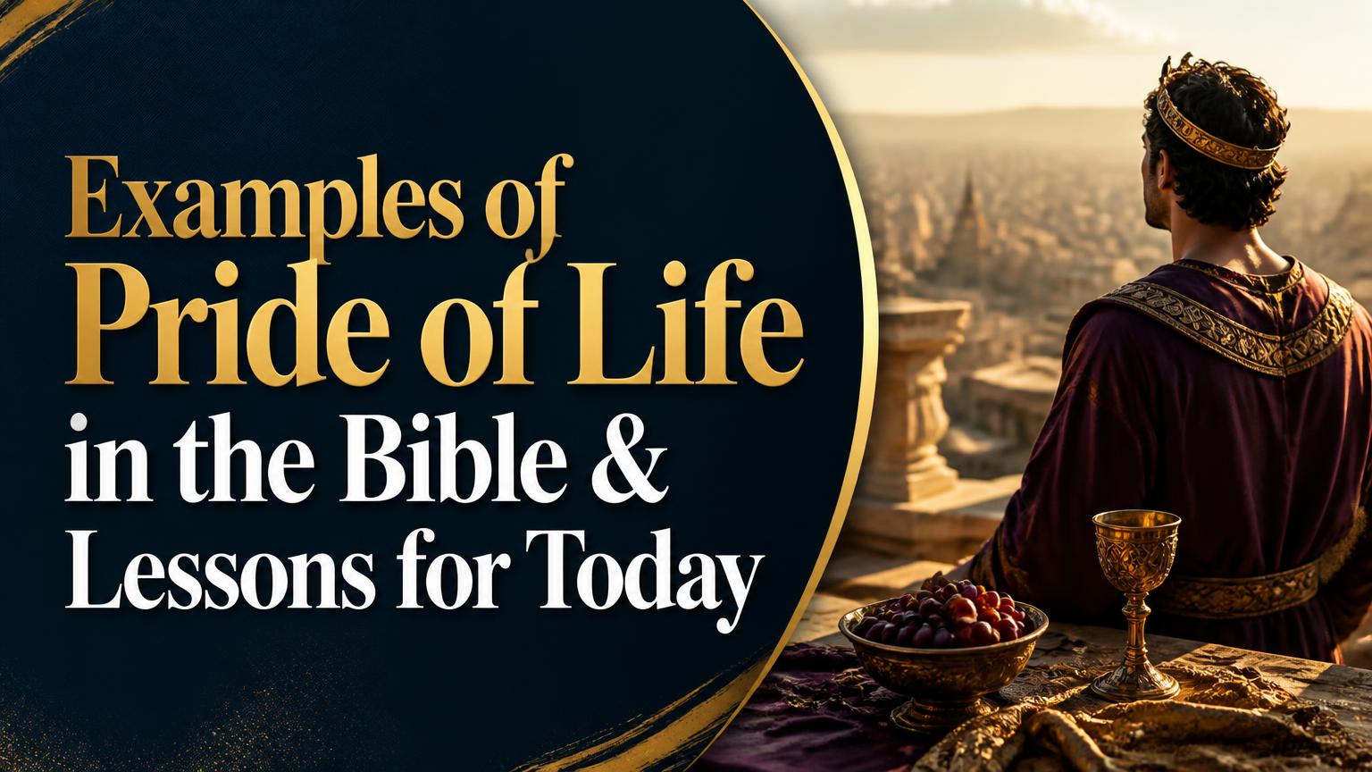 Examples of Pride of Life in the Bible