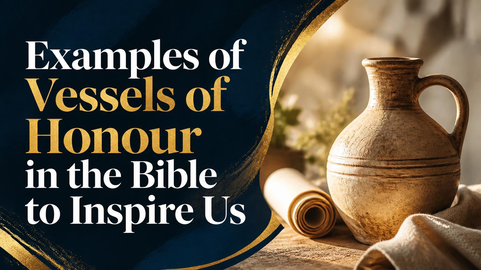 Examples of Vessels of Honour in the Bible