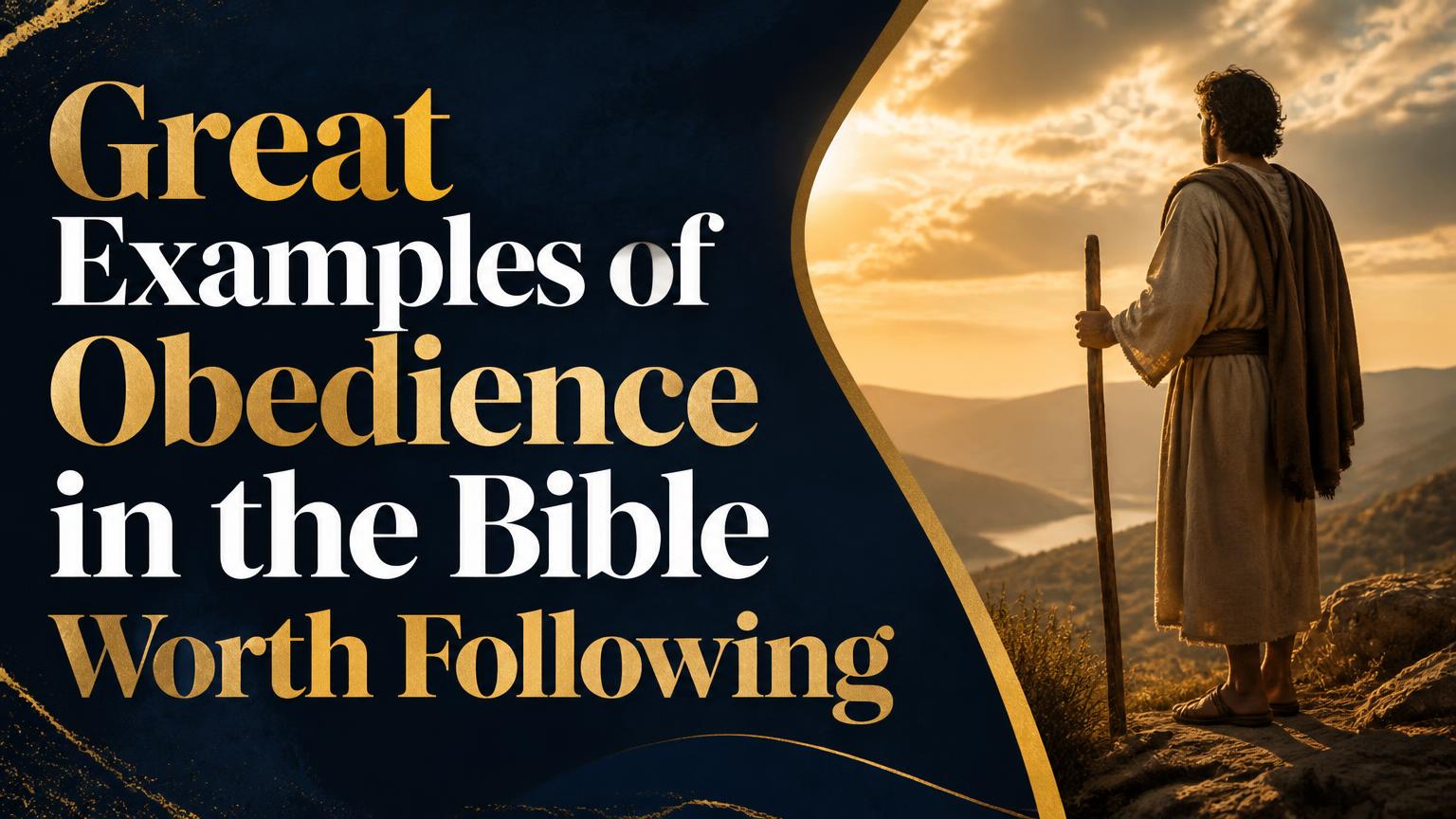 Examples Of Faith In God Great Examples of Obedience in the Bible Worth Following - THE WAY WITH ...