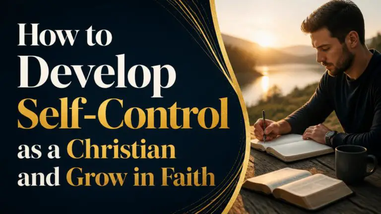 How to Develop Self Control as a Christian?