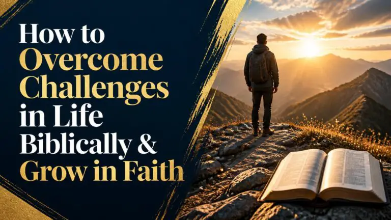 How to Overcome Challenges in Life Biblically?