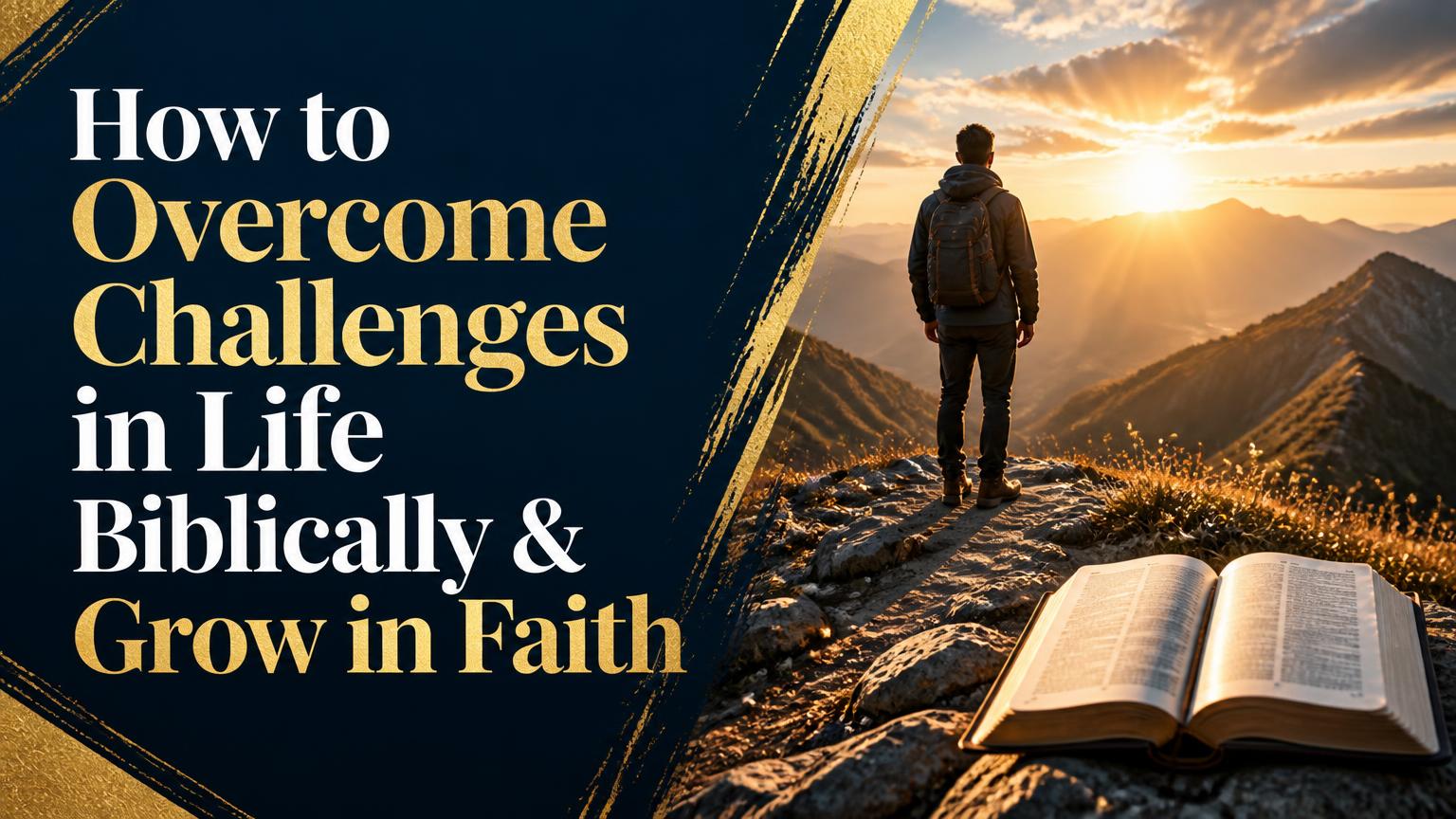 How to Overcome Challenges in Life Biblically?