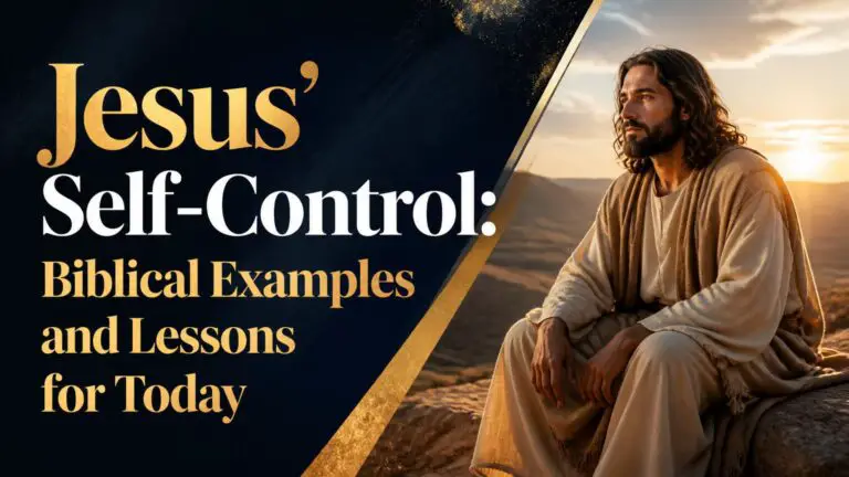 Jesus Self Control
