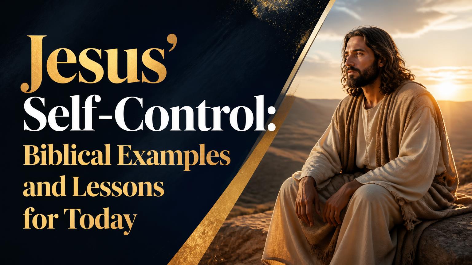 Jesus Self Control
