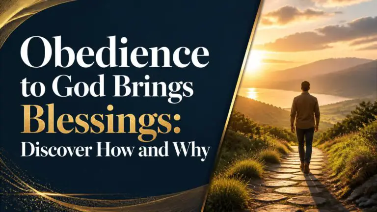 Obedience to God Brings Blessings