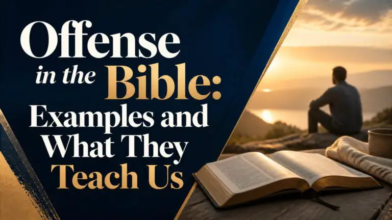 Offense in the Bible