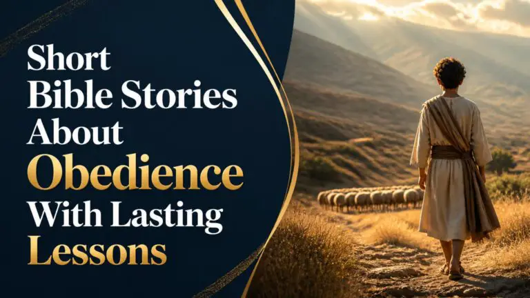 Short Bible Story About Obedience