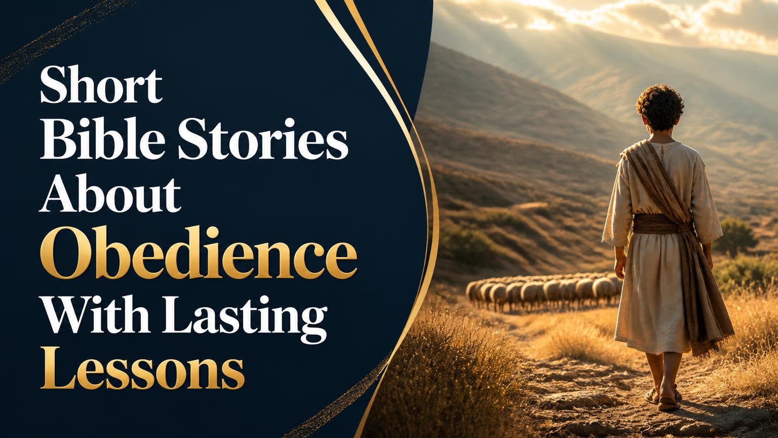 Short Bible Story About Obedience