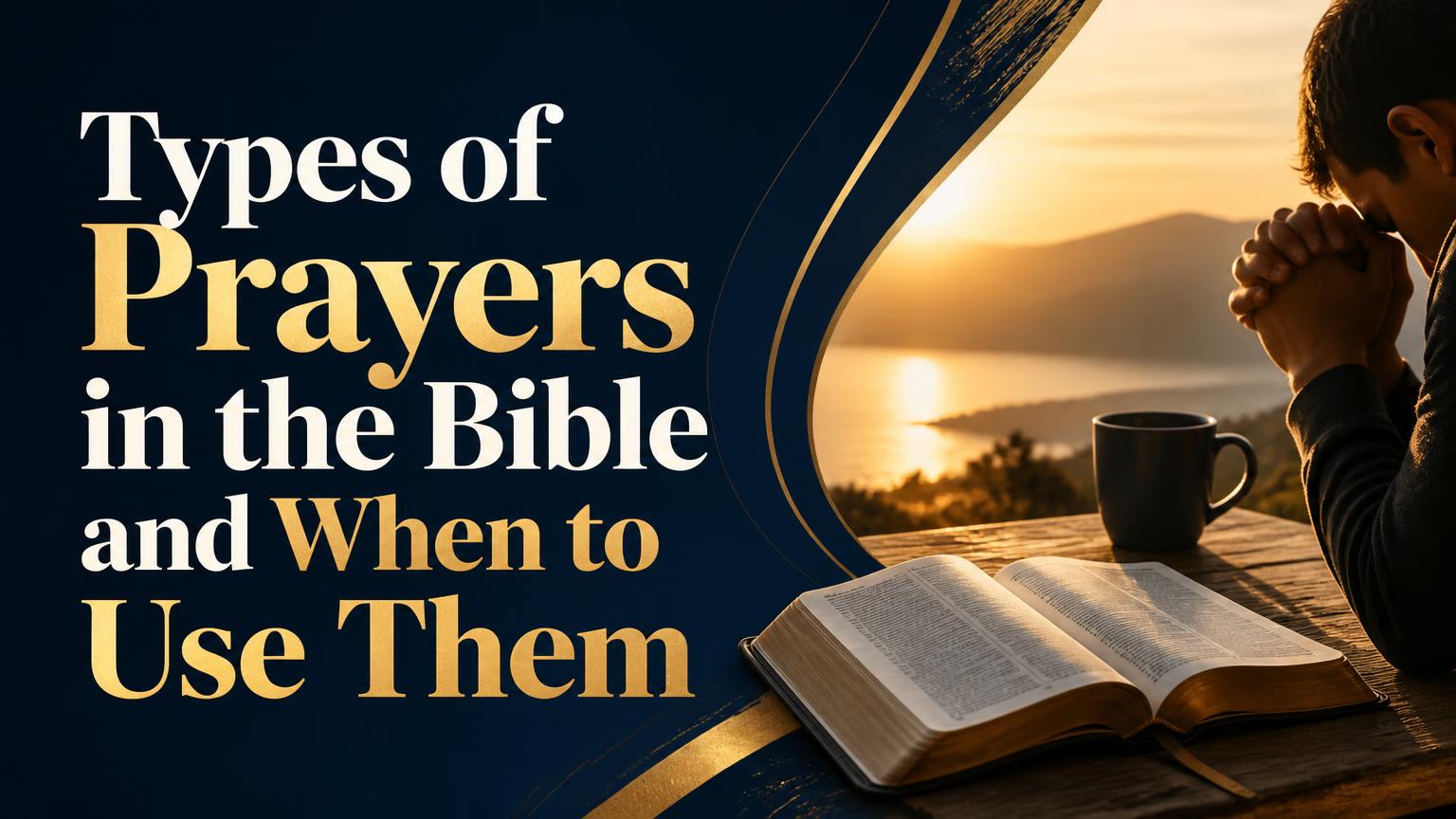 Types of Prayers Bible