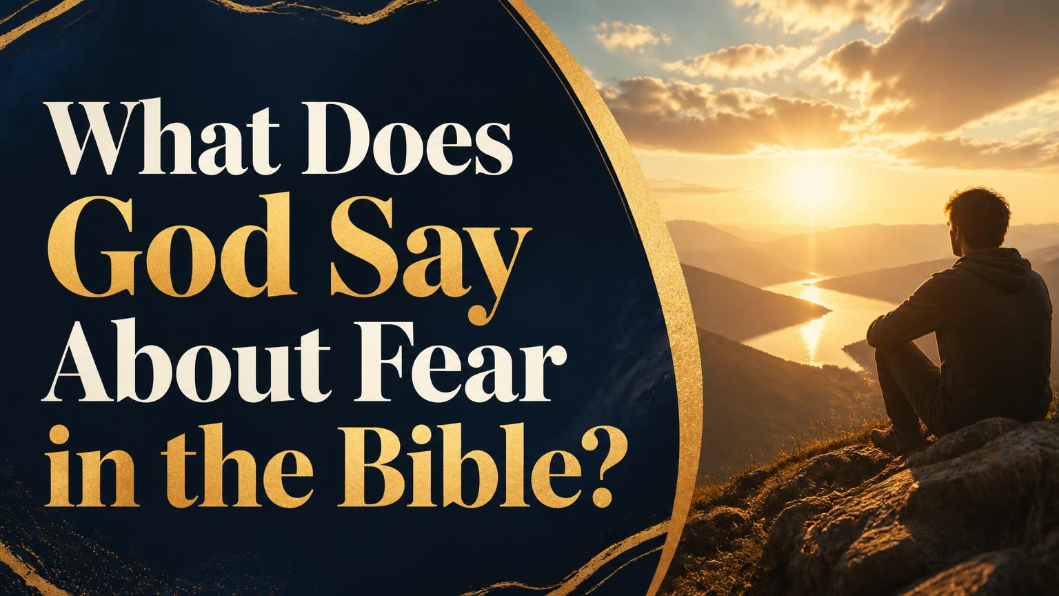 What Does God Say About Fear in the Bible?