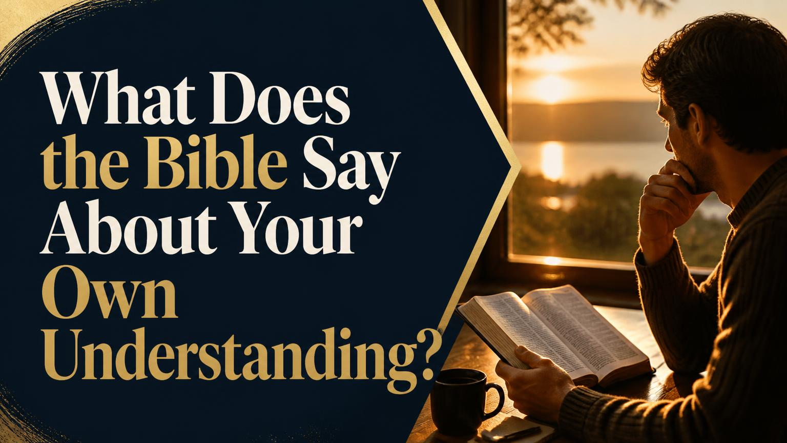 What Does the Bible Say About Your Own Understanding?