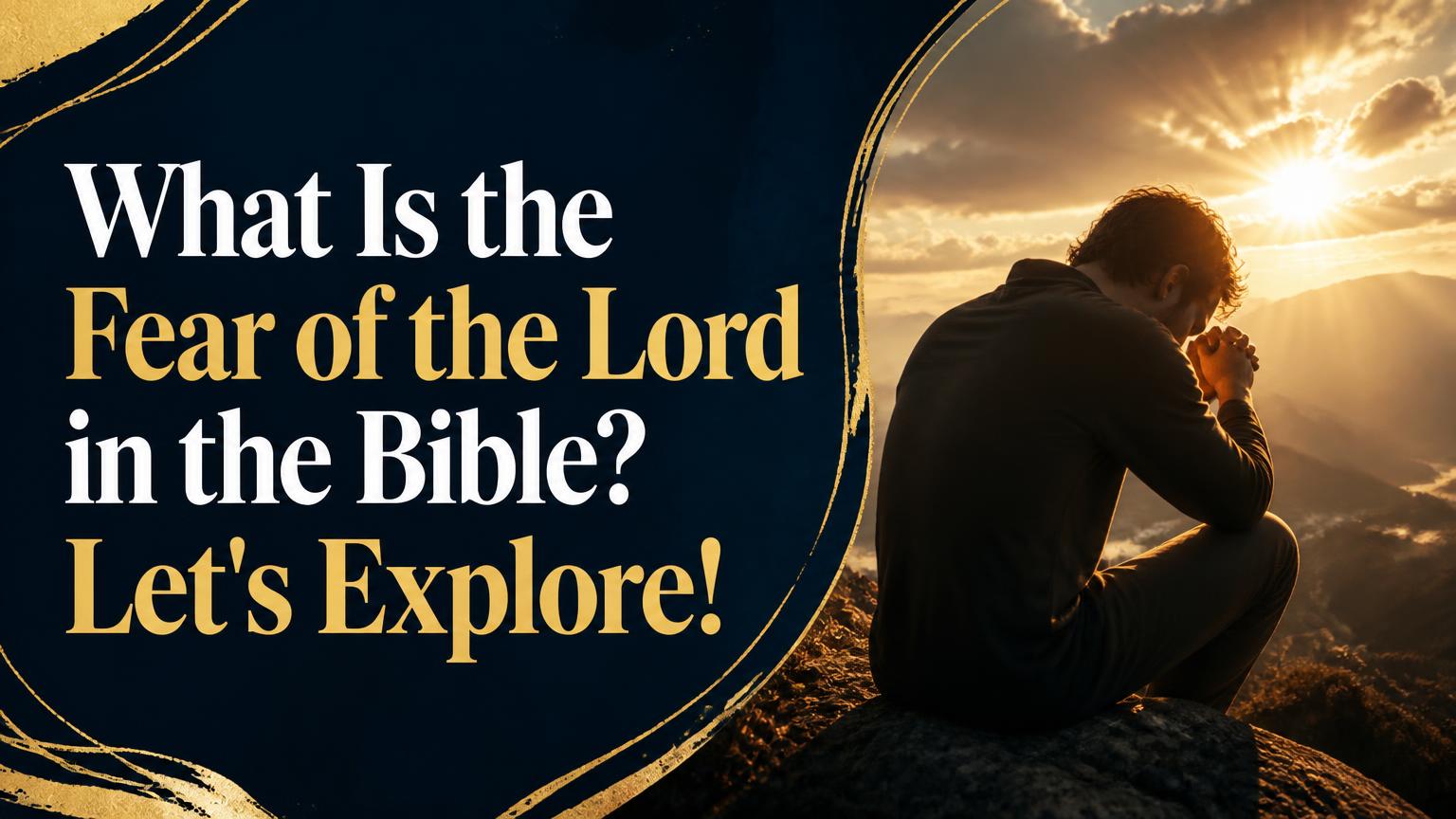 What Is the Fear of the Lord in the Bible?